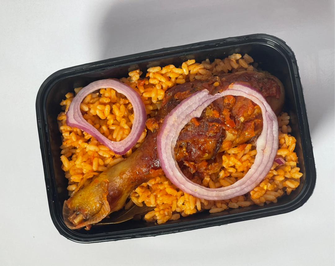 Jollof Rice with Chicken